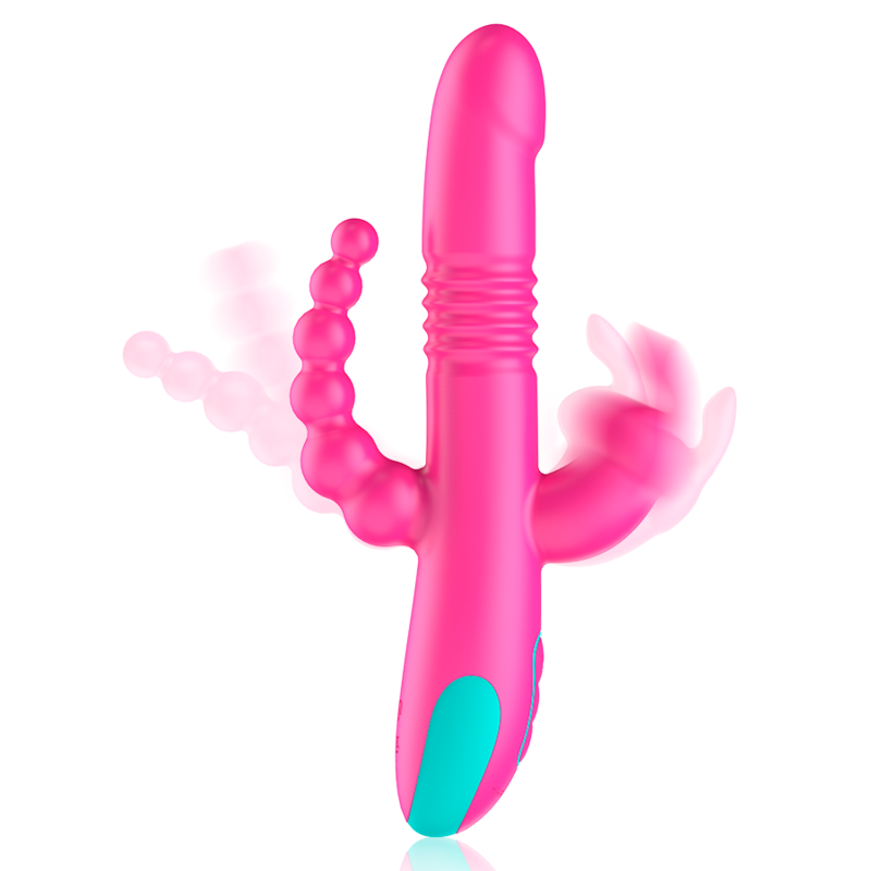 Happy Loky Donald – Vibromasseur Rabbit Triple Stimulation