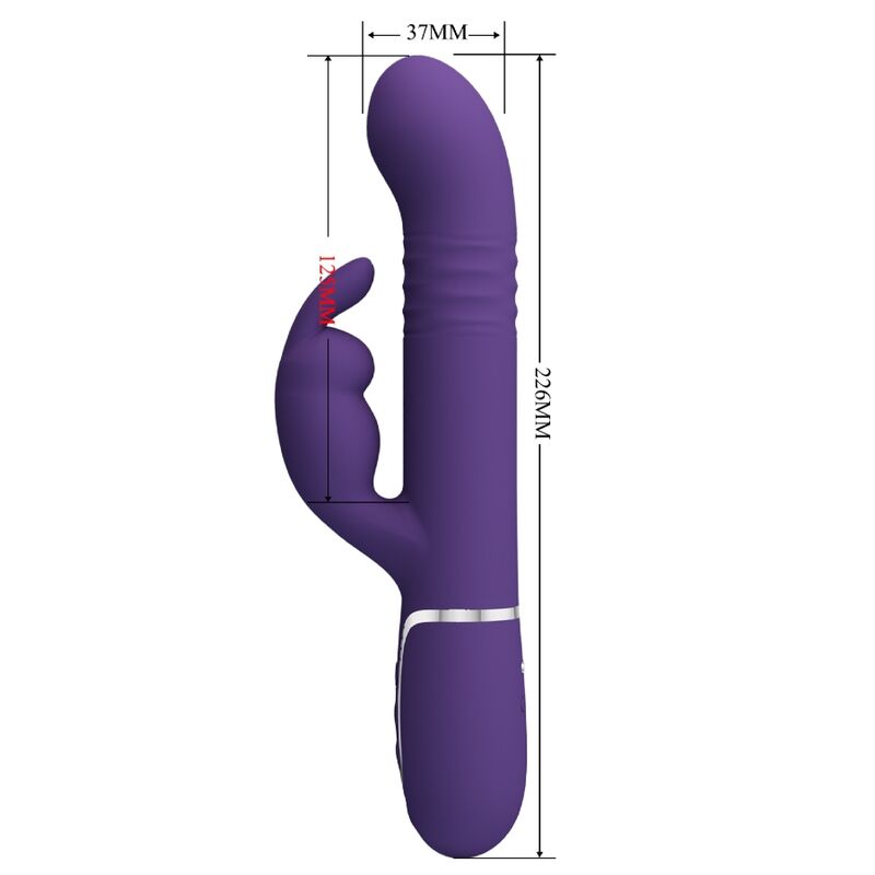 Pretty Love Coale – Vibromasseur Rabbit 4-en-1