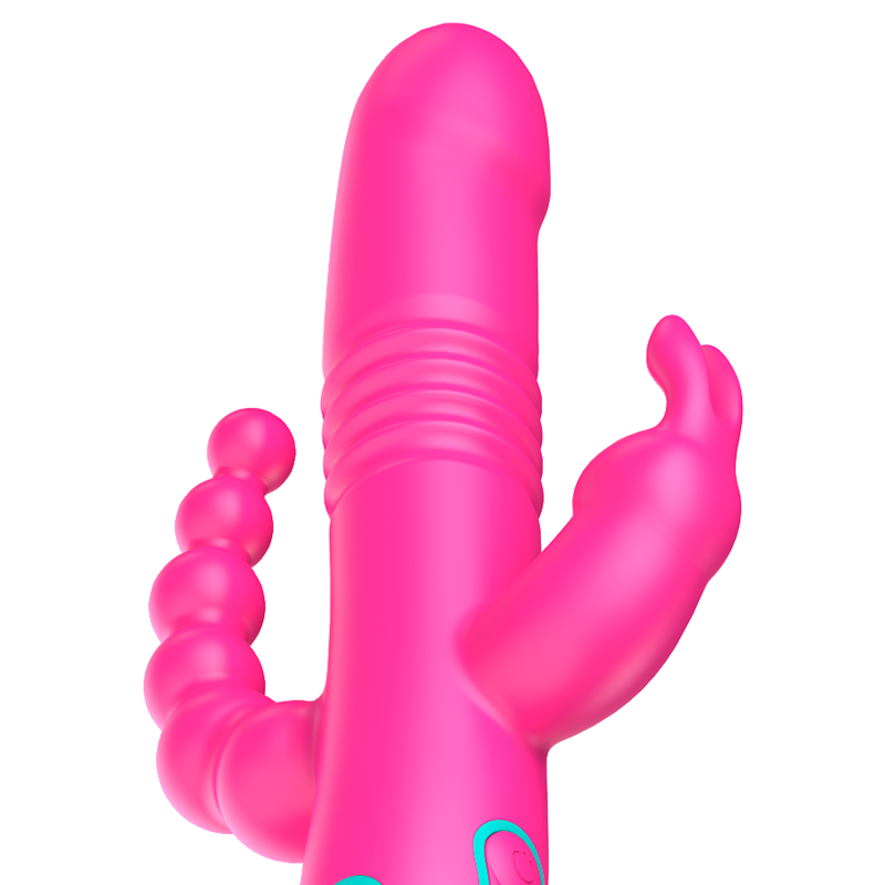 Happy Loky Donald – Vibromasseur Rabbit Triple Stimulation