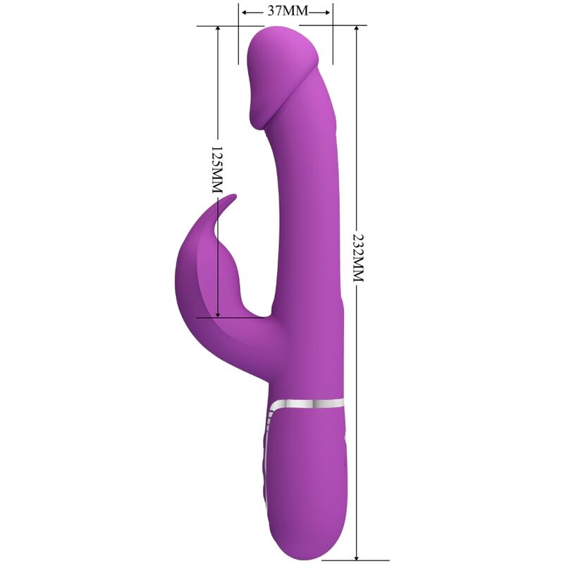 Pretty Love Kampas – Vibromasseur Rabbit avec Tapoteur Point G