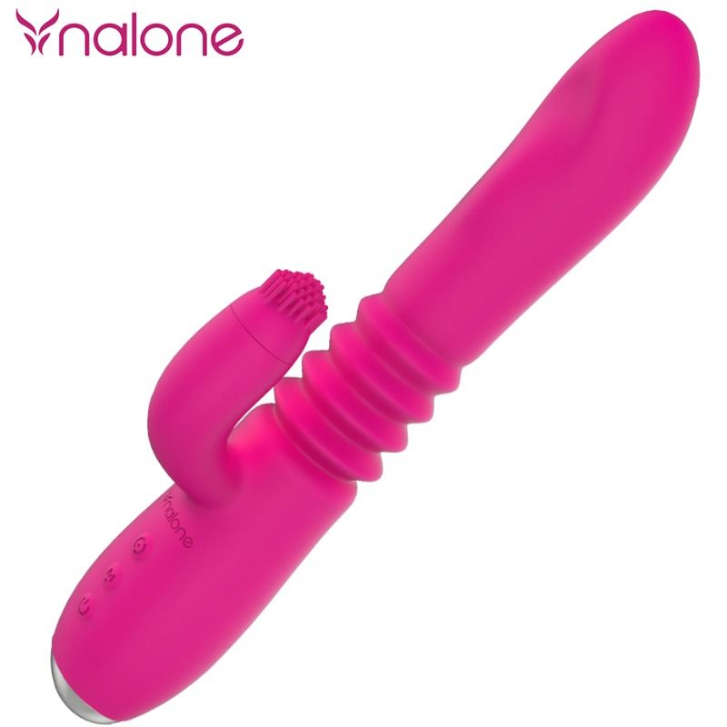 Nalone Idol+ – Vibromasseur Rabbit Va-et-Vient Chauffant et Rotatif
