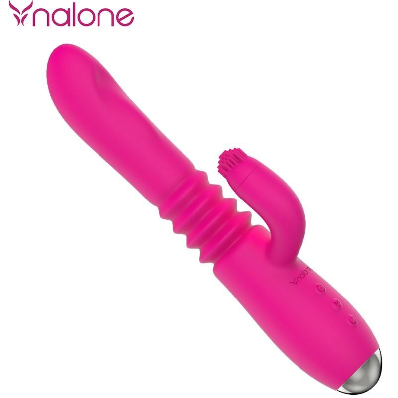 Nalone Idol+ – Vibromasseur Rabbit Va-et-Vient Chauffant et Rotatif
